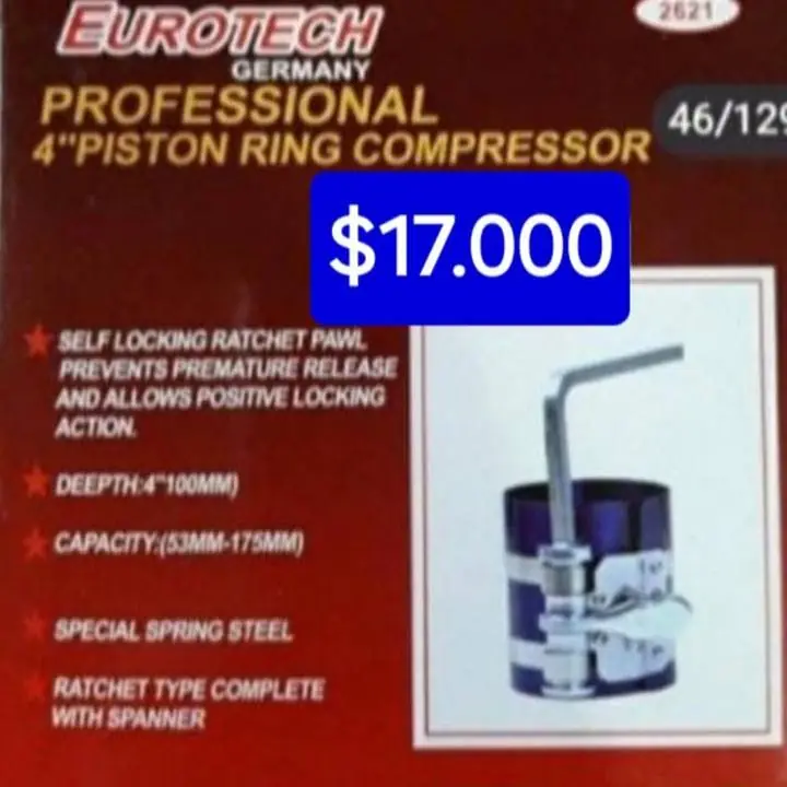 Prensa aro $17000