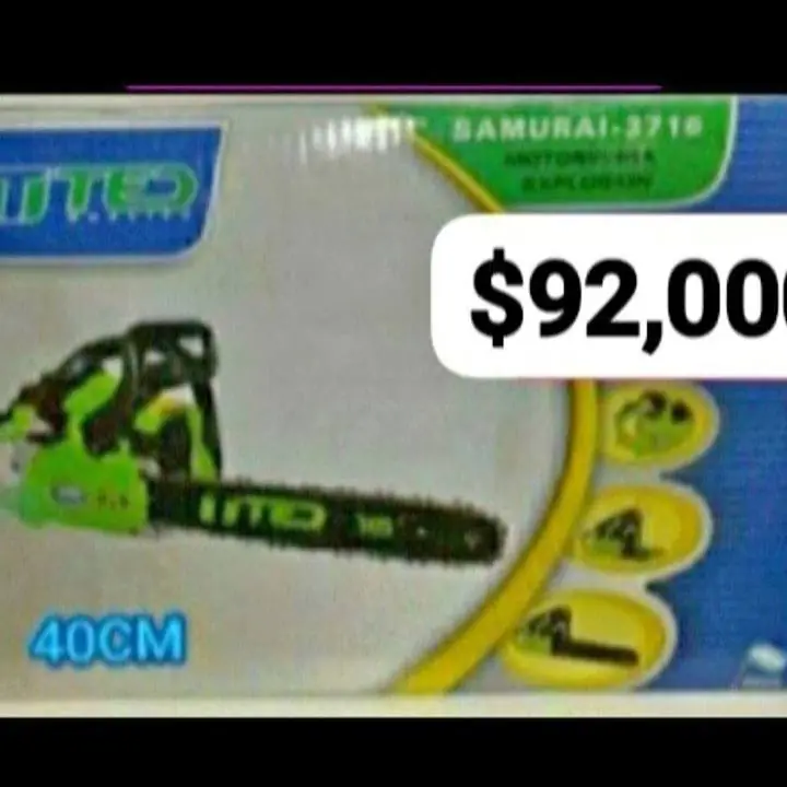 Motosierra samurai 40CC $92000