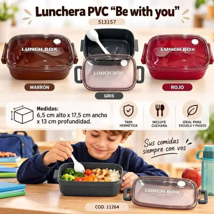 Lunchera PVC
