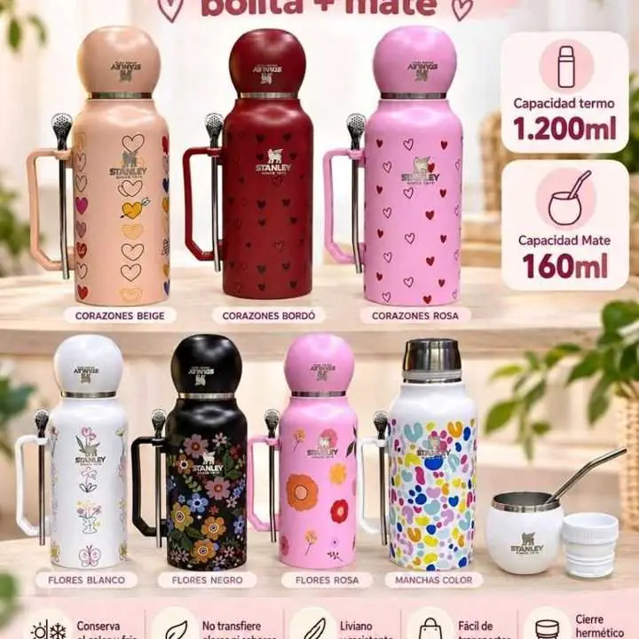Termo bolita Stanley + mate