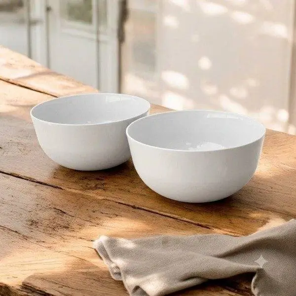 Set de 4 (2 sets de 2) Bowls plasticos