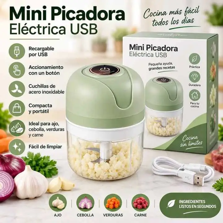 Mini picadora electrica