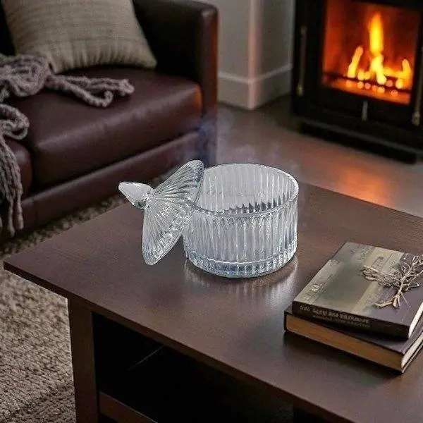 Caramelera/azucarera de vidrio