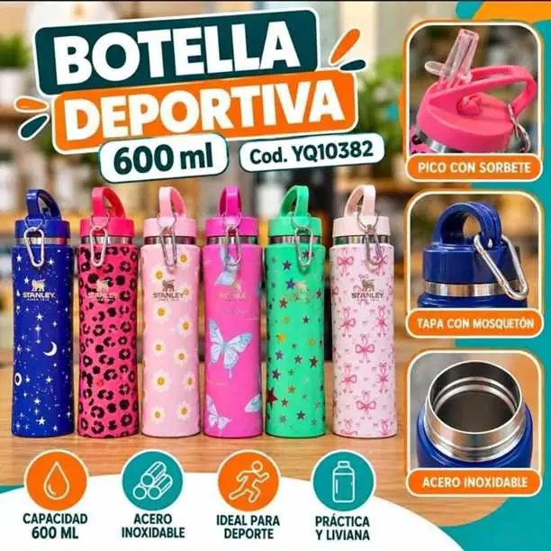 Botella deportiva 600 ml