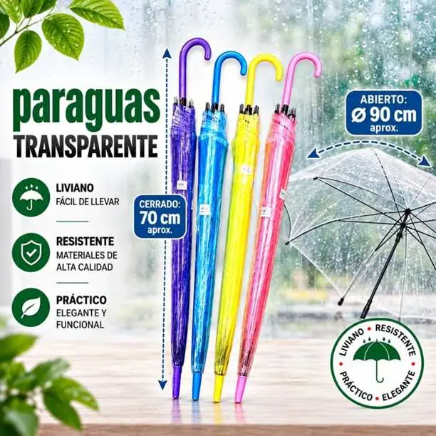 Paraguas transparentes