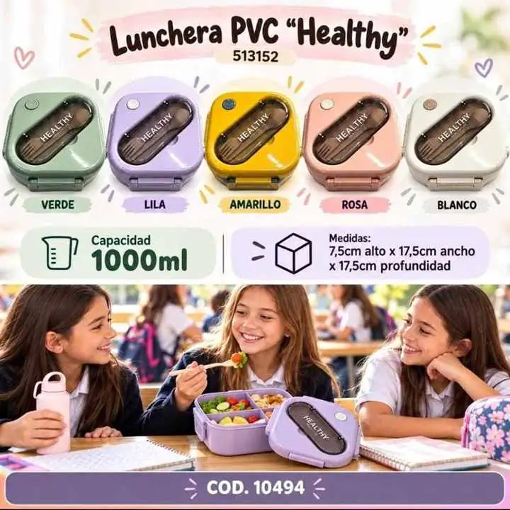 Lunchera PVC