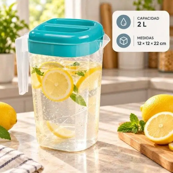 Jarra plástica de 2 litros