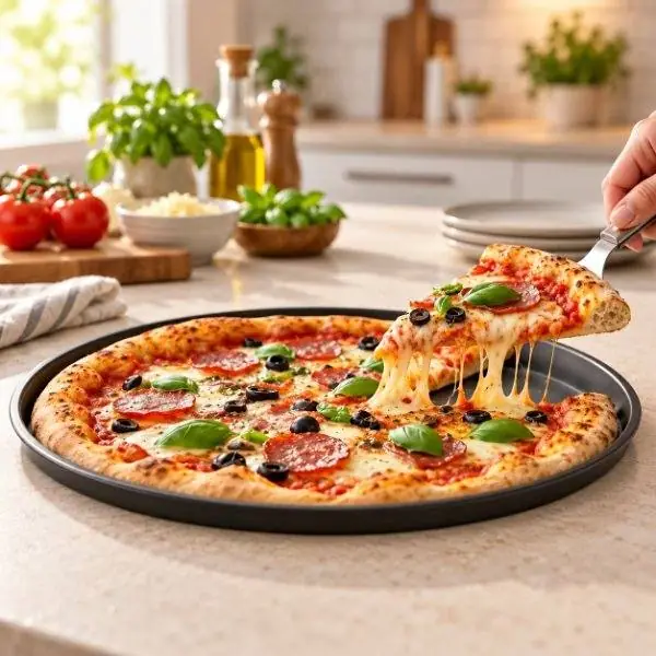 Pizzera baja antiadherente