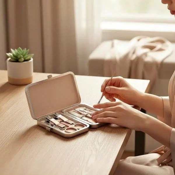 Set de manicura con estuche