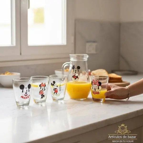 Set de jarra y vasos