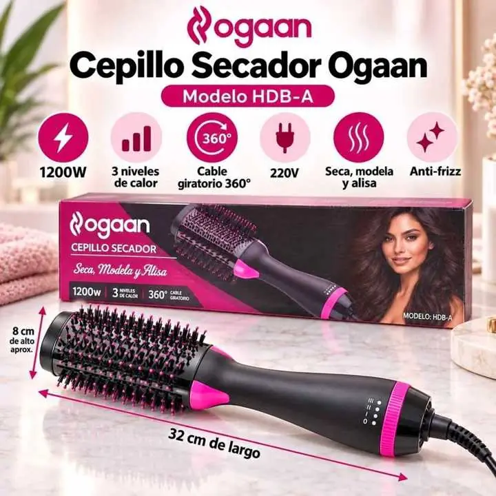 Cepillo secador 3 en 1 Ogaan