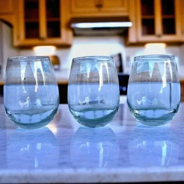 Set de 3 copones de vidrio 450 ml