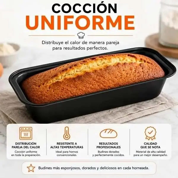 Budinera de Teflon antiadherente