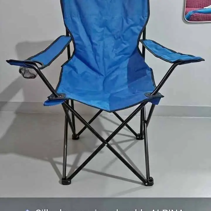 "Leer bien" el precio es el publicado $22.000 C/U. Sillas de camping "Alpina" Disponible 2 unid
