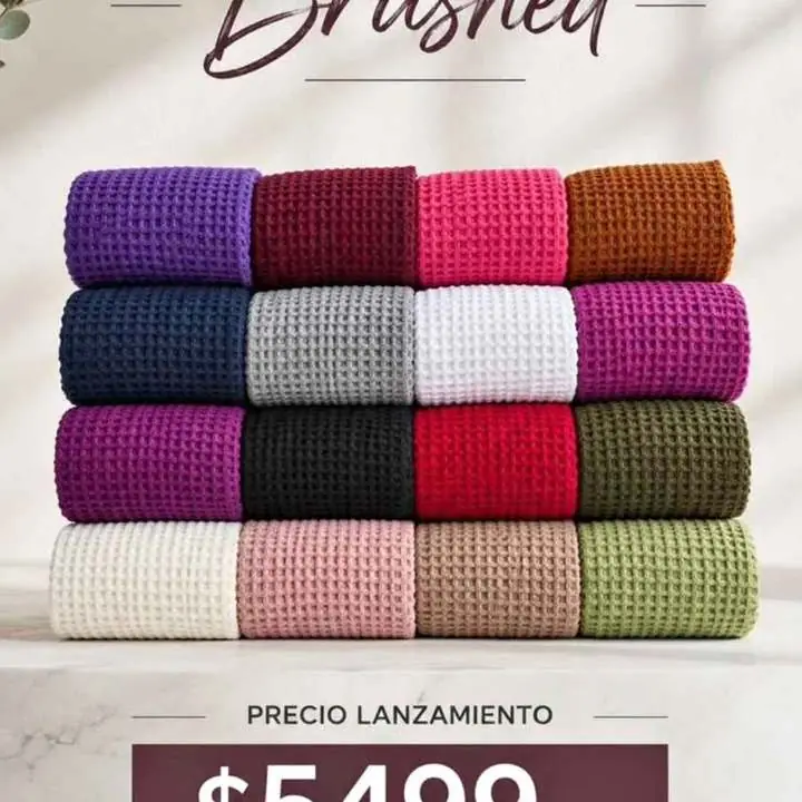 Importador Mayorista de telas mejoramos cualquier presupuesto ! Nuevo Ingreso: waflle brushed
