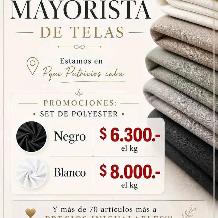 Importador Mayorista de telas: ser de polyester