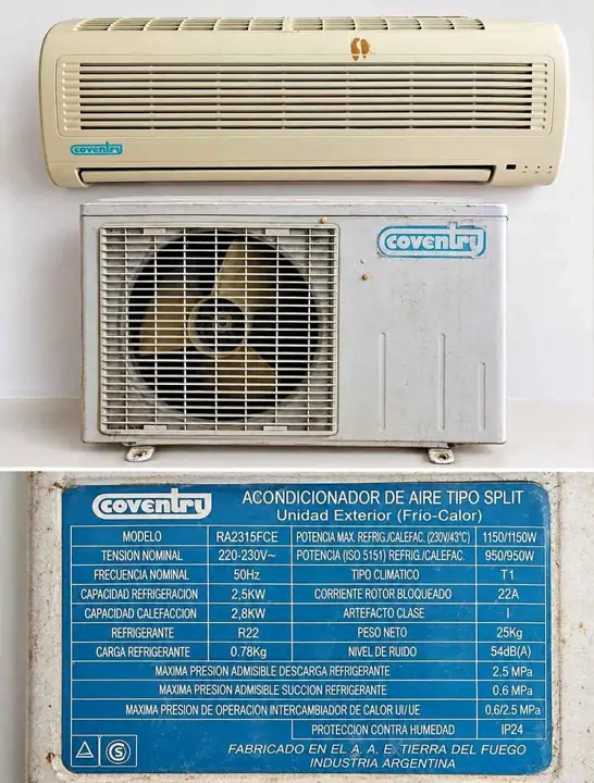 Vendo aire acondicionado frio calor coventry 2.150 frigorias