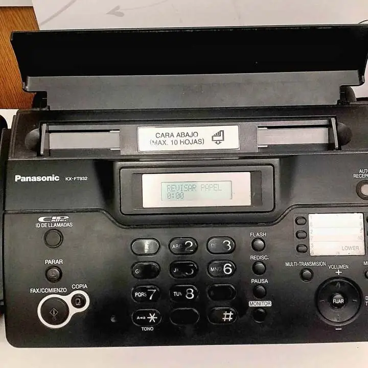 Vendo Fax Panasonic kx- ft 932
