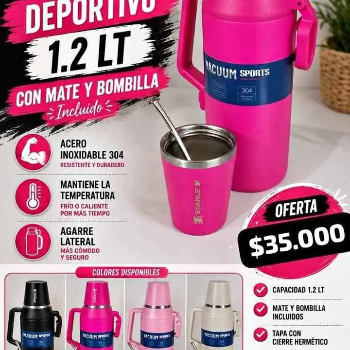 Termo de acero 1.2 lt