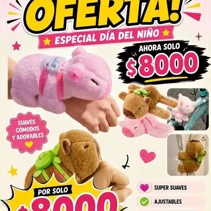 Capibara para muñeca