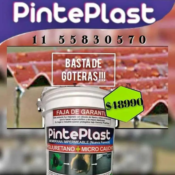 Promoción imperdible! membrana microcaucho x 24 KG