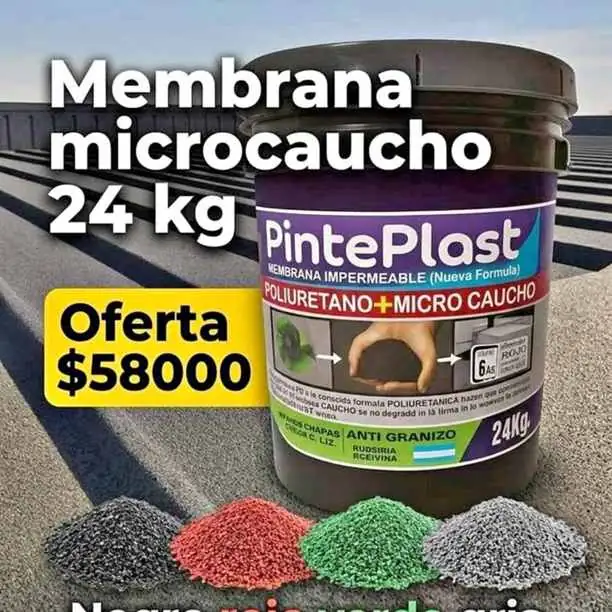 Impermeabilizante+poliuretano+con+caucho+x+24+kg