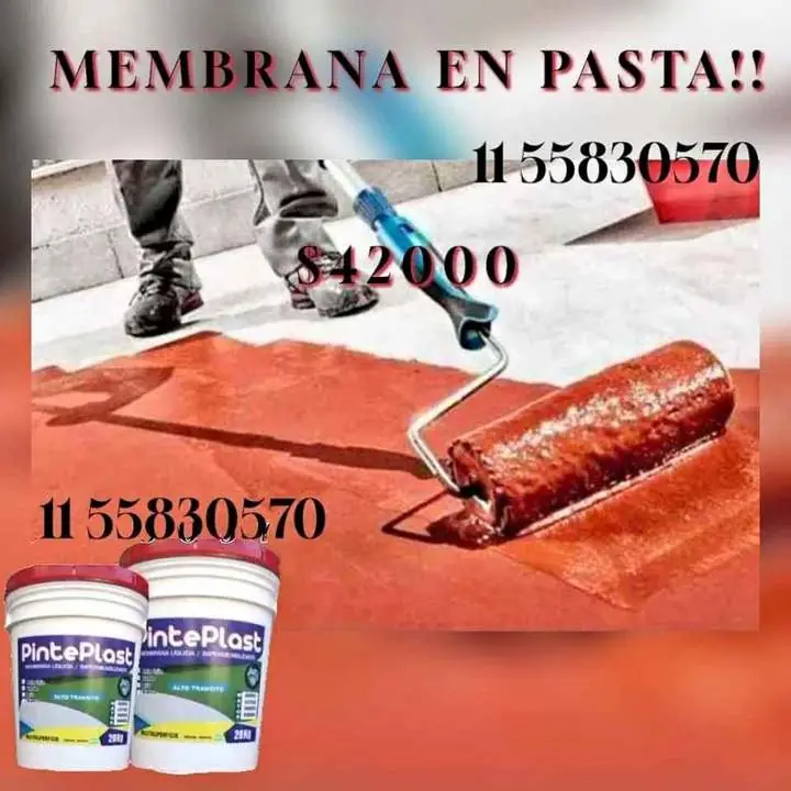 Membrana en pasta Super precio llevando 2 x$ 80000