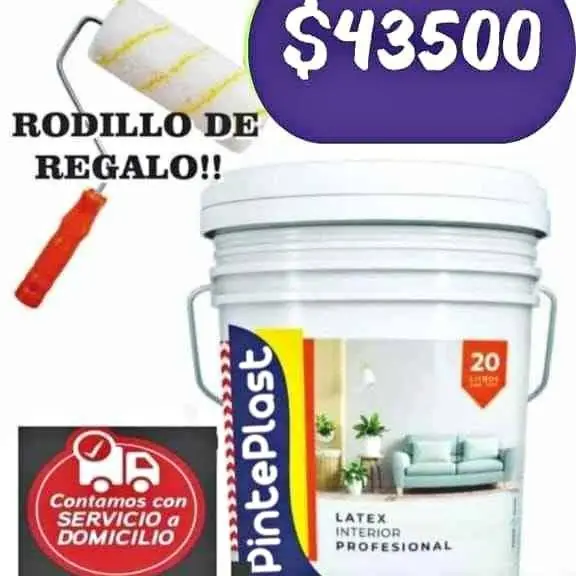 Pintura látex blanco en promoción! Tenemos envío gratis a todo gran buenos aires y caba.(consult