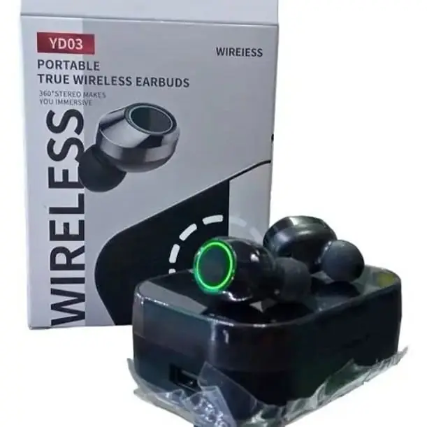 Auriculares inalámbricos YD03 negros