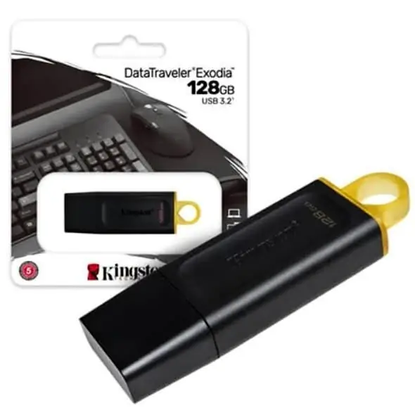 Pendrive kingstin exodia usb 128gb datatraveler