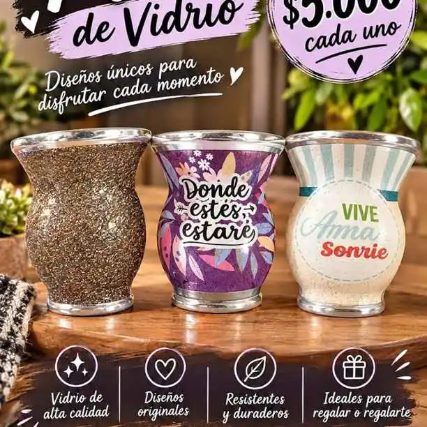 Mates de vidrio