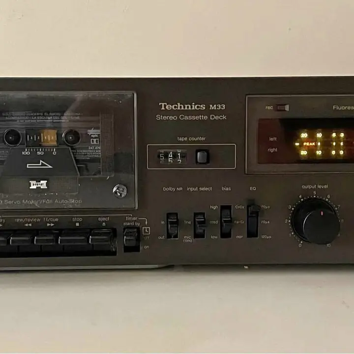 Technics M33 / RS-M33 Deck Casetera Vintage Funcionando