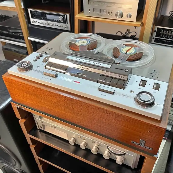 Grabador de cinta abierta grundig tm 340 hi-fi stereo – funcionando