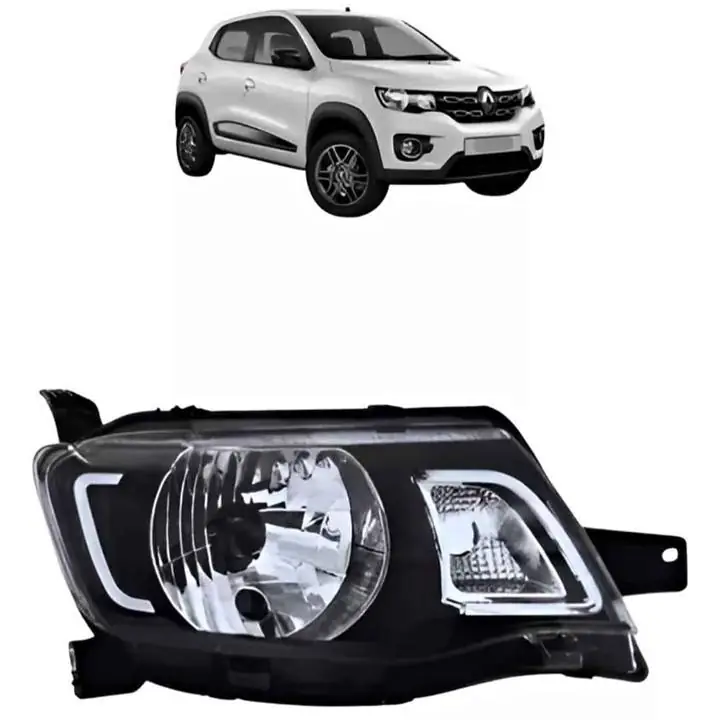 Óptica Renault Kwid 17/21 Fondo negro marco negro