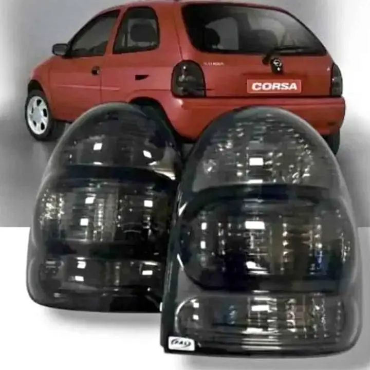 Faro trasero negro corsa 3 puertas el par