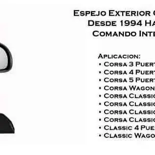 Espejo de Corsa y Classic todos los modelos con comando 20000. Cada uno
