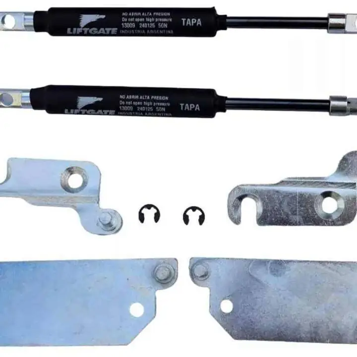 Resorte neumatico porton/baul Toyota Hilux 19/21 Amortiguador de porton kit con soportes