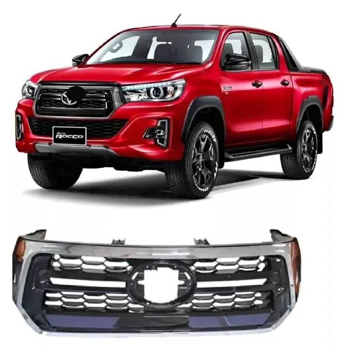 Parrilla Hilux 2019 cromada