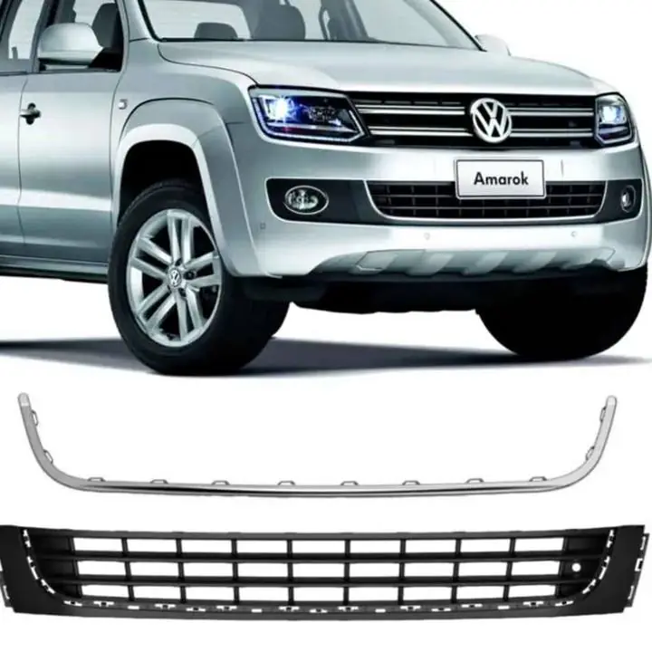 Rejilla Amarok F1 10/16 Inferior con Moldura Cromada