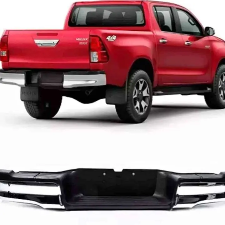 Paragolpe Trasero Toyota Hilux 2016 2017 2018 2019 Cromado