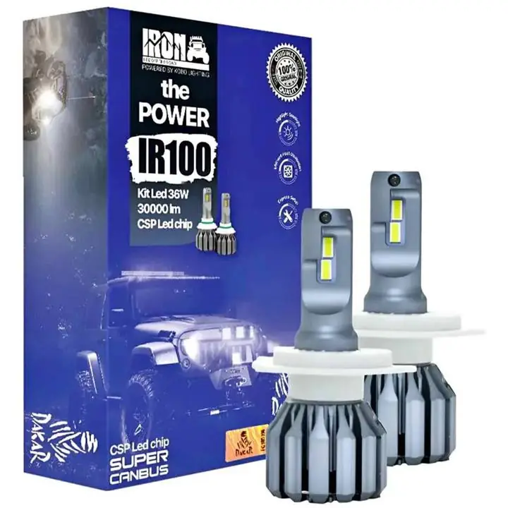 Cree Led H4 Iron Ir100 Canbus 36w 30000 Lm Chip