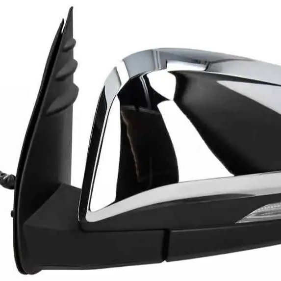 Espejo exterior Toyota Hilux 21/23 Comando electrico cromado con luz