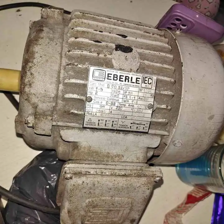 Motor 2 hp 1800 RPM trificico