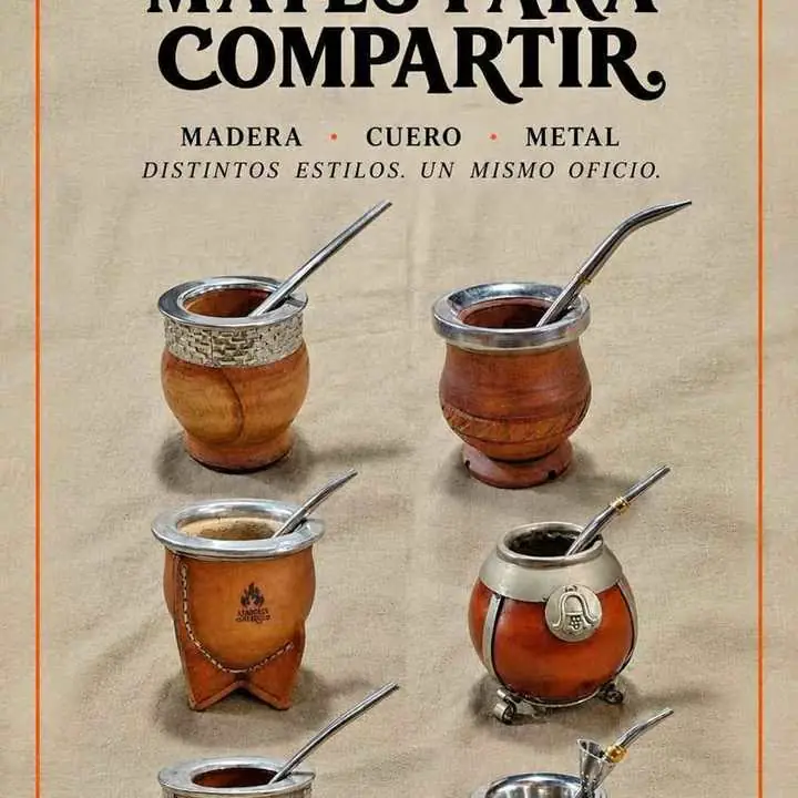 Mates, bombillas y materos