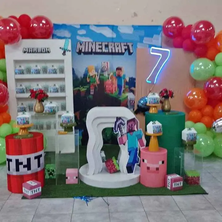 Deco ambientación Minecraft