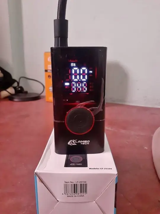 Mini compresor inflador portatil para