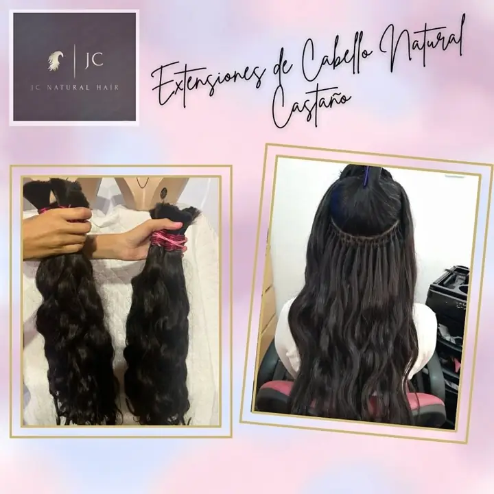 ¡Promo imperdible! Extensiones Natural 50cm de largo.. Válido hasta el 19/09