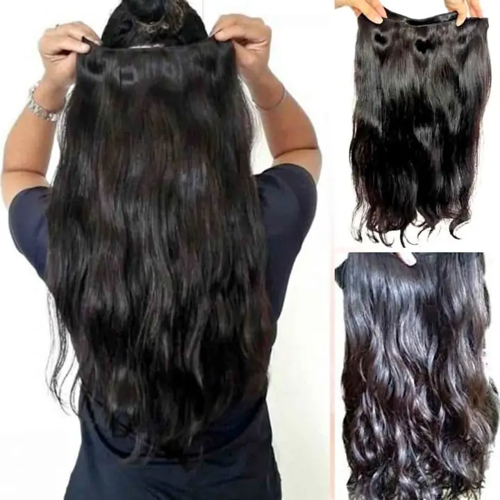 Cortinas de pelo 100% natural de 50cm colores castaño o negro