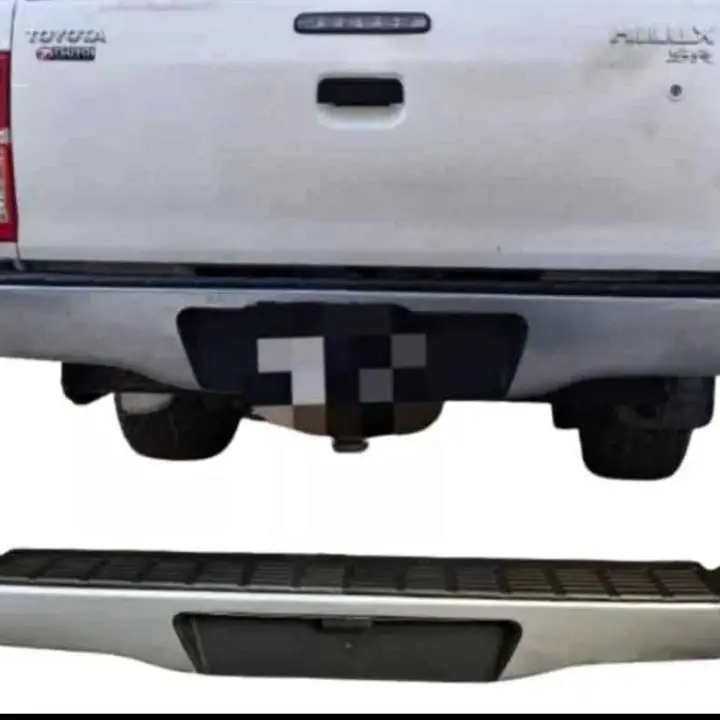 Paragolpe Trasero Toyota Hilux 2005 2006 2007 2008 2009 2010 2011 2012 2013 2014 2015 Cromado
