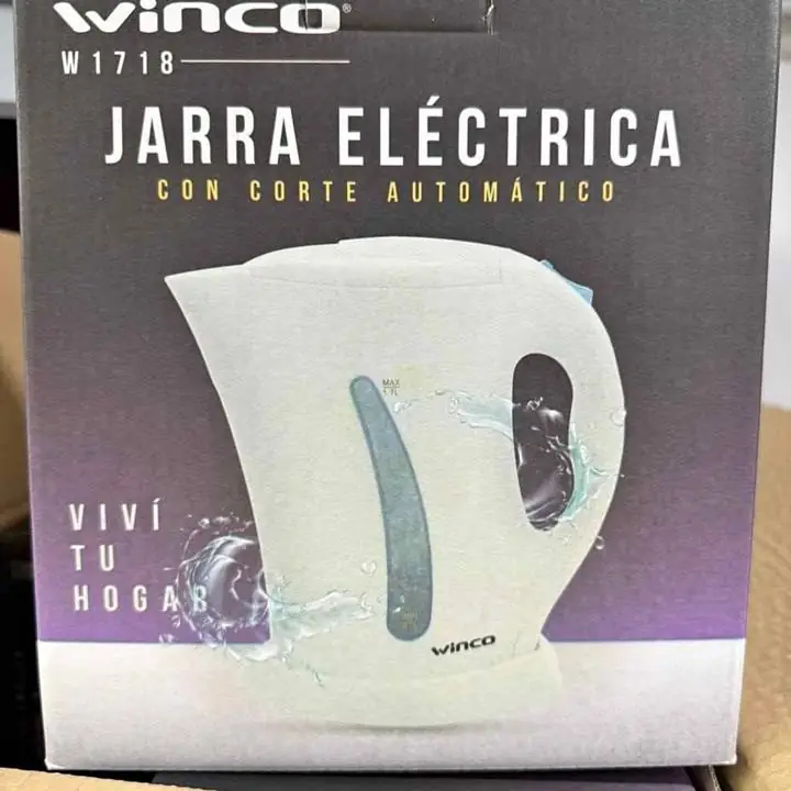 Jarra electrica winco con corte auto matico